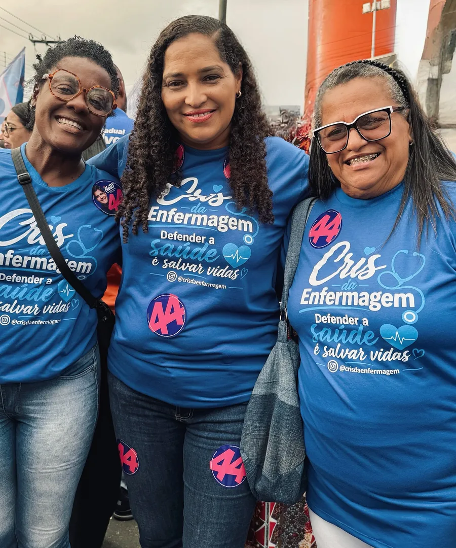 Equipe de campanha da Cris da Enfermagem