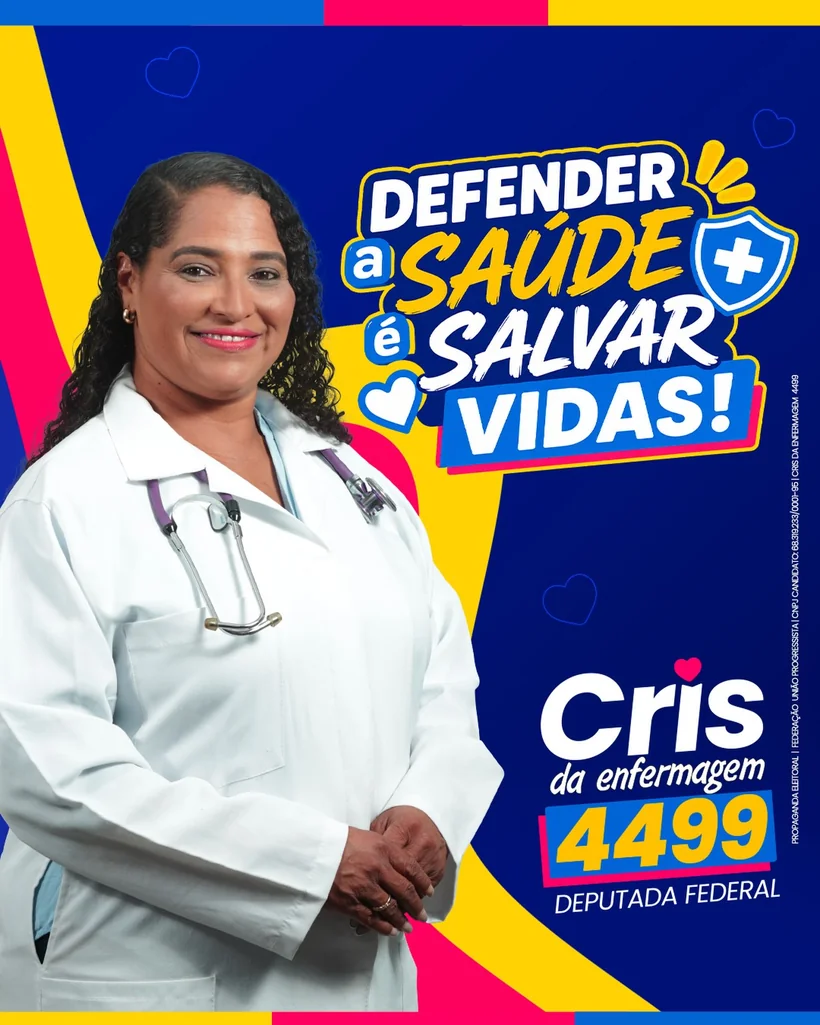 Retrato de Cristiane Conceição, a Cris da Enfermagem